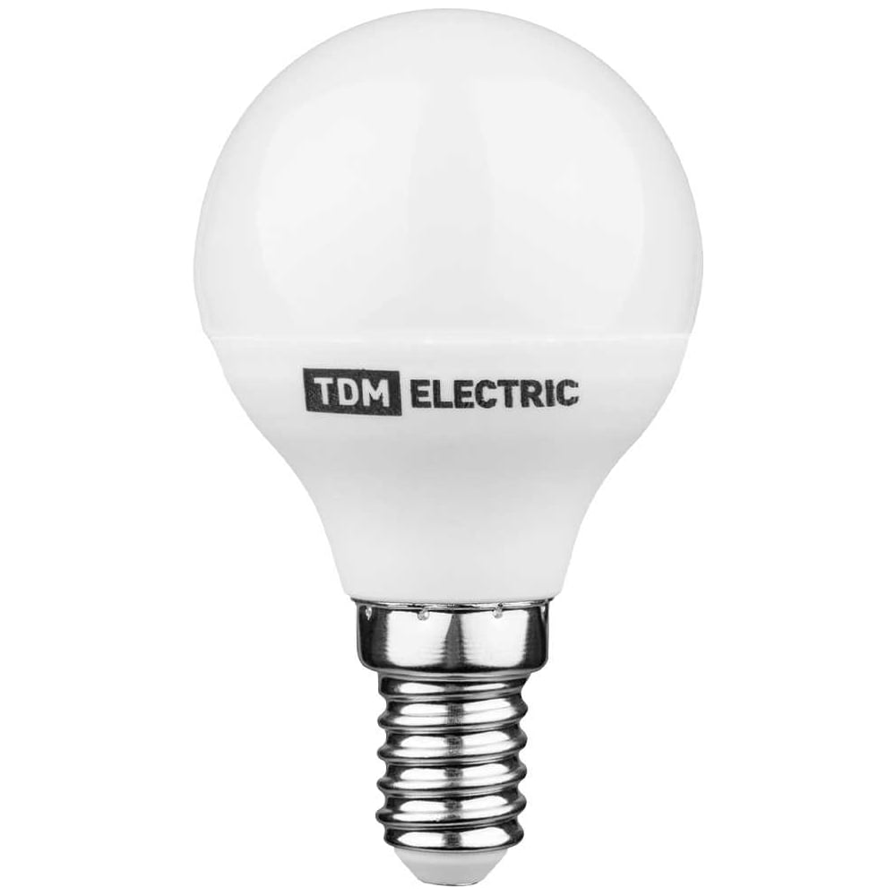 Изображение товара Светодиодная лампа TDM ELECTRIC FG45-6 6 Вт 3000K E14 Лампа-ДИММЕР