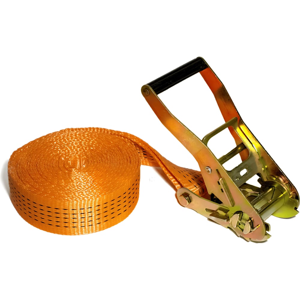 Изображение товара Стяжной ремень для крепления грузов ЖЕЛДОРУСЛУГИ 8 метров 5000 кг