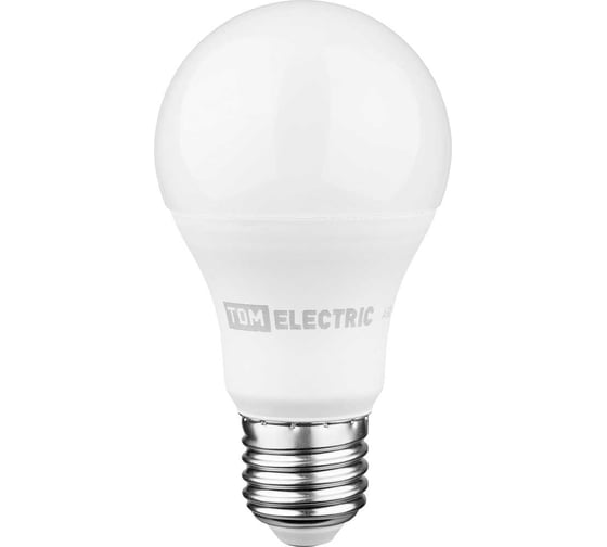 Изображение товара Светодиодная лампа TDM ELECTRIC А60 - 10 Вт-230 В -3000 К–E27 "Лампа-ДИММЕР" SQ0340-0197
