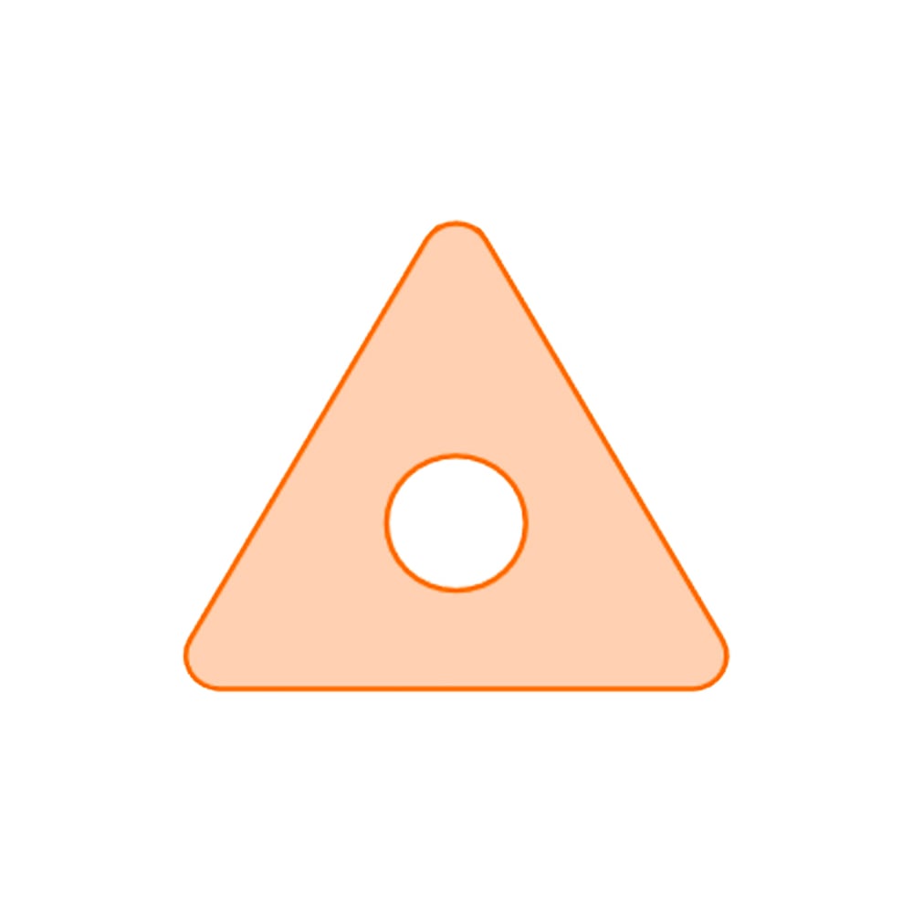 Изображение товара Пластина Тонкая TNMG160408-GR СпецТехИнструмент для токарных работ