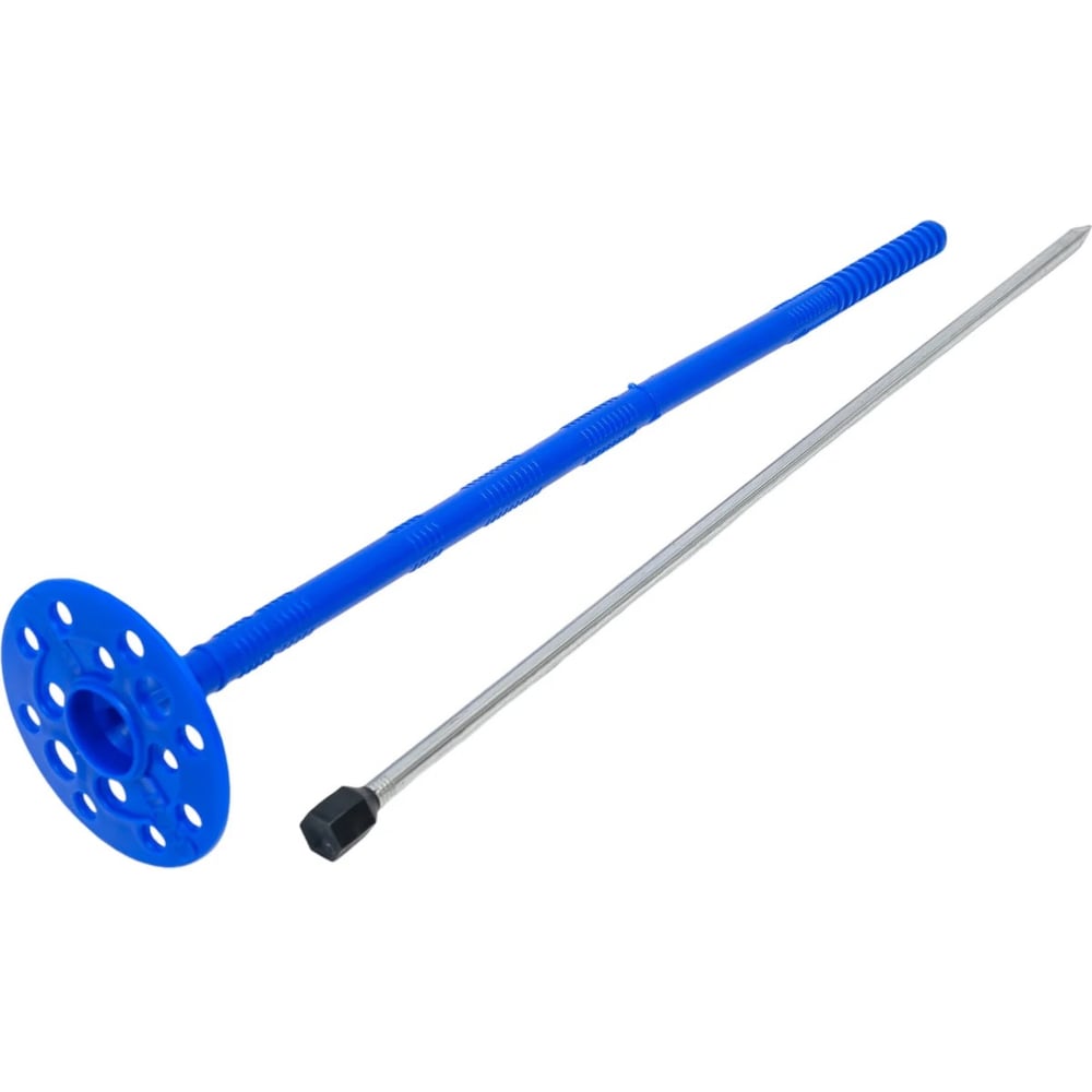 Изображение товара Дюбель для теплоизоляции с гвоздем и термоголовкой 10x300, 400 шт.