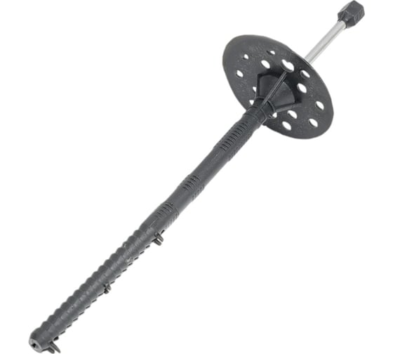 Изображение товара Дюбель для теплоизоляции с оц. гвоздем и термоголовкой INTERFIX 10x180, 500 шт. 15817