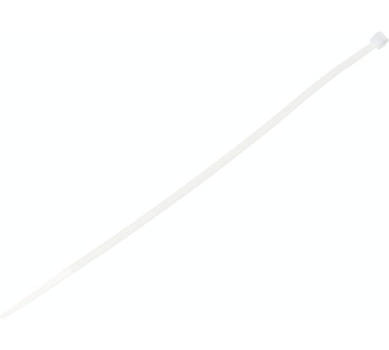 Изображение товара Нейлоновые стяжки Промрукав 3,6х200, белые, 100 шт. PR08.2704