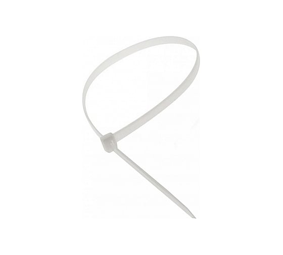 Изображение товара Нейлоновые стяжки Промрукав 4,8х200, белые, 100 шт. PR08.2711