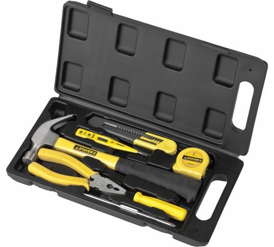 Изображение товара Набор инструментов STAYER STANDARD ТЕХНИК 22051-H7