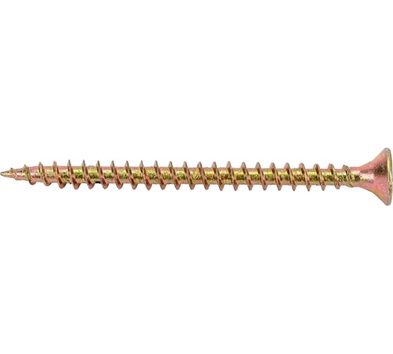 Изображение товара Саморез КРЕП-КОМП желтый цинк POZY 4х50, 500 шт. жд450ф