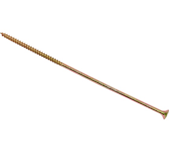 Изображение товара Саморез КРЕП-КОМП желтый цинк POZY 6x200, 5 шт. жд6200мф