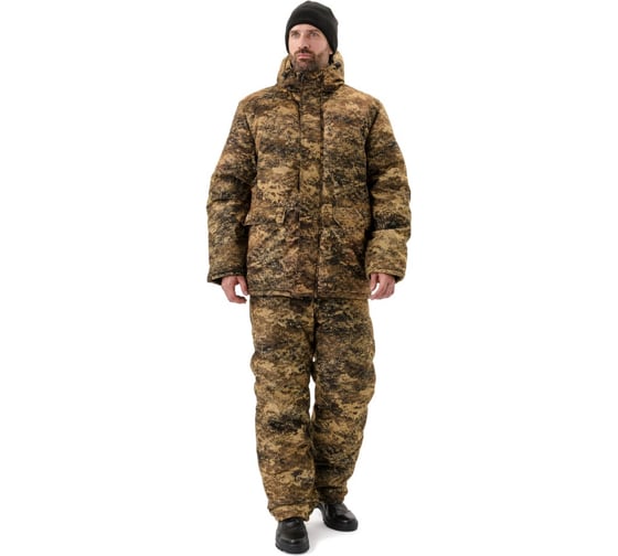 Изображение товара Костюм зимний СКАНДИН куртка/полукомб. цвет: кмф ЯНТАРЬ, ткань: Алова КОС892-ЯНТАРЬ; 60-62, 182-188 URSUS КОС892-ЯНТАРЬ/60-62, 182-188