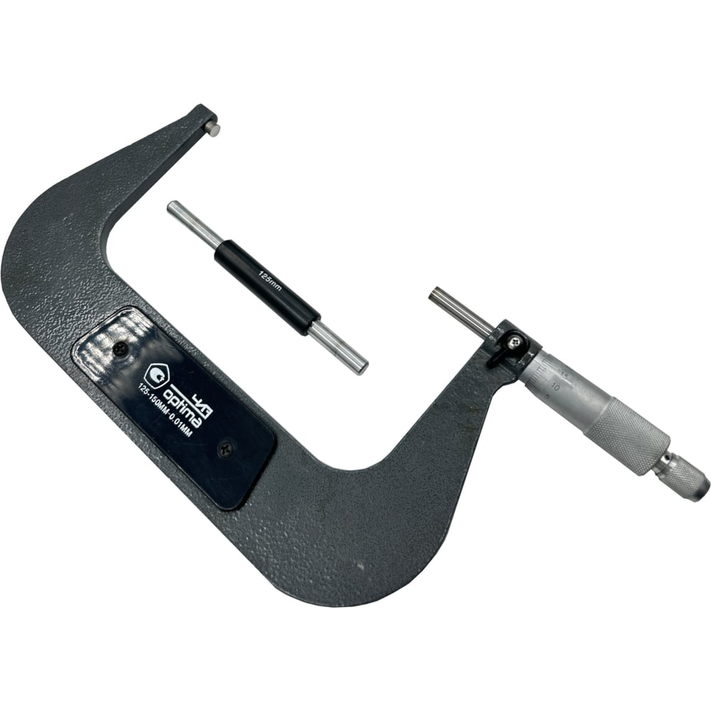 Изображение товара Микрометр ЧИЗ МК-150 0,01 ОПТИМА для точных измерений бытового класса