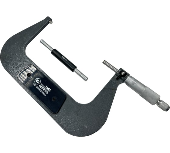 Изображение товара Микрометр ЧИЗ МК-150 0,01 ученический 800019