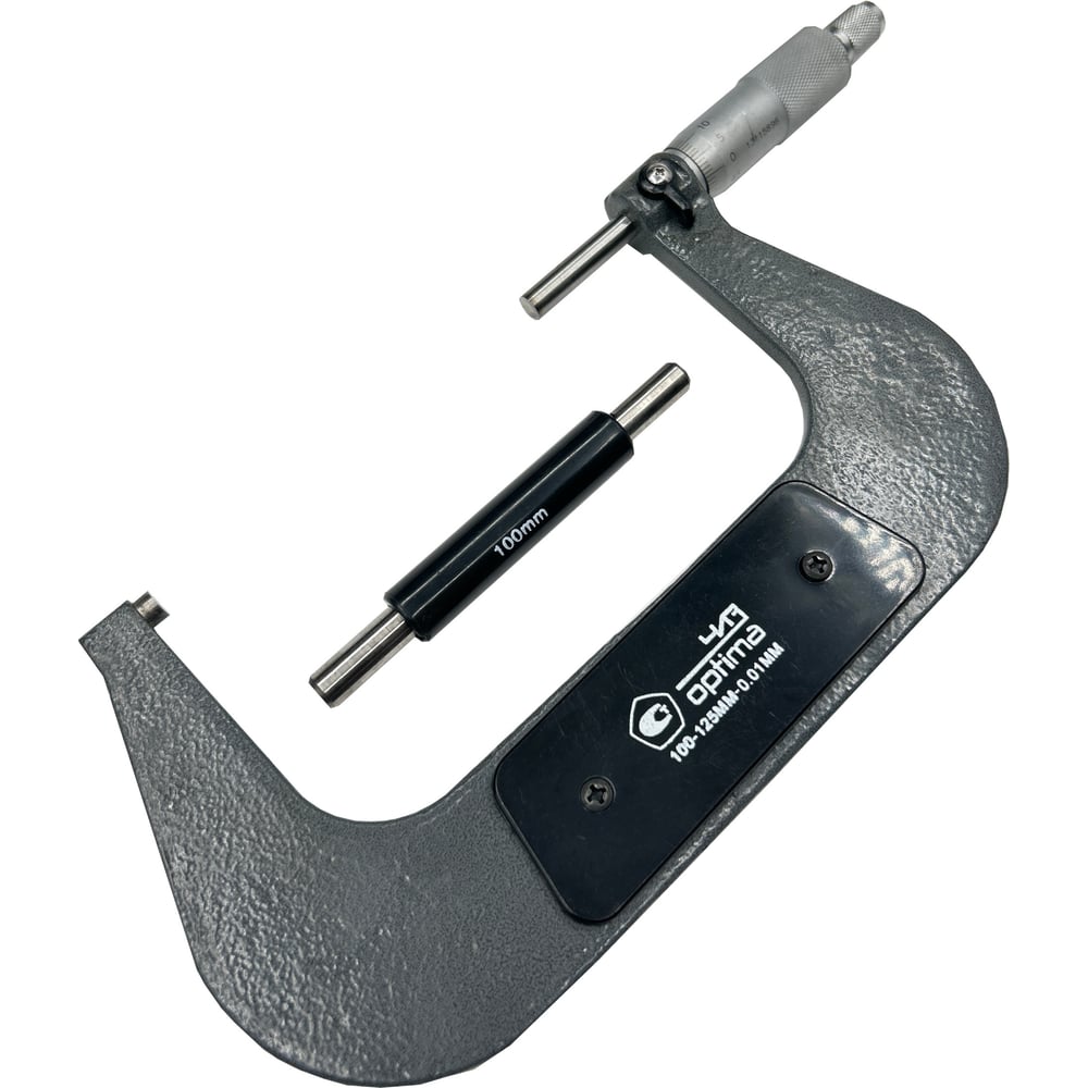 Изображение товара Микрометр ЧИЗ МК-125 0, 01 ОПТИМА - точный измерительный инструмент