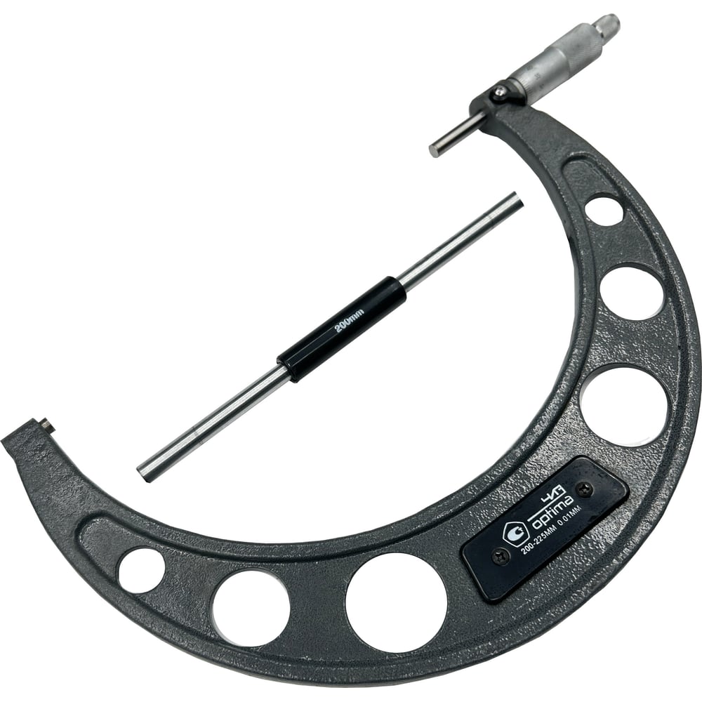 Изображение товара Микрометр ЧИЗ МК-225 0,01 ОПТИМА для точных измерений бытовой сфер