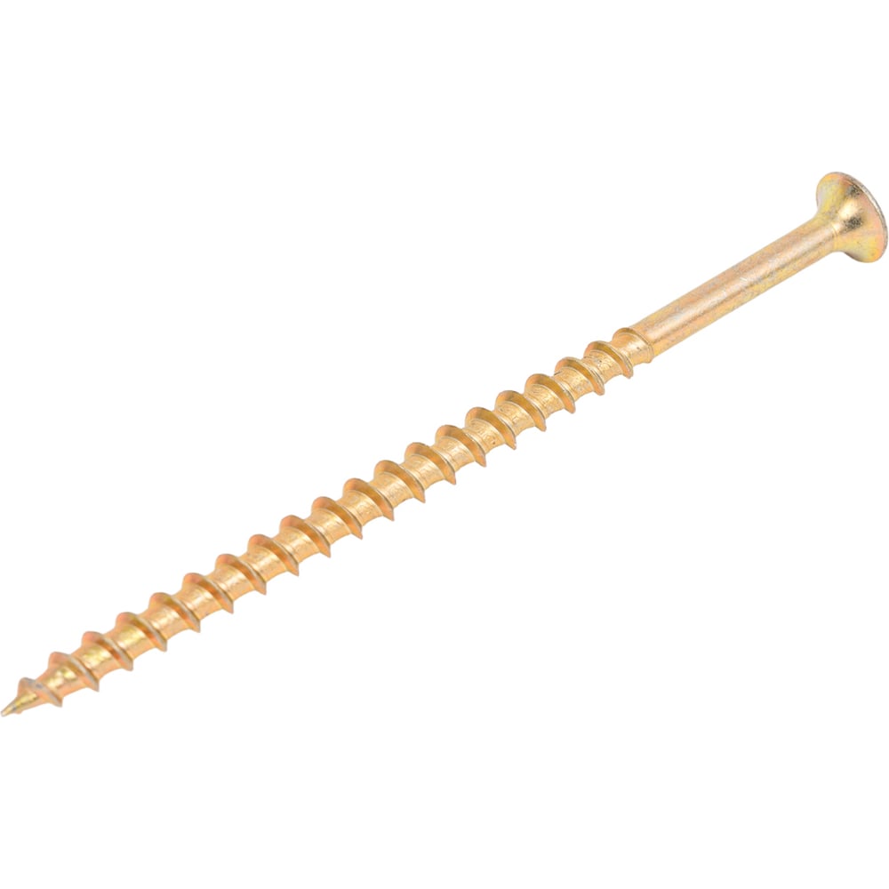 Изображение товара Саморез Русский крупный шаг 4,8х90 цинк/ж для дерево и гипсокартона