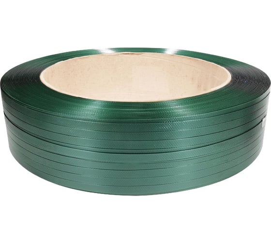 Изображение товара Лента ПЭТ Кордленд 19х1х0,9км 670кгс зеленый М PET-00040
