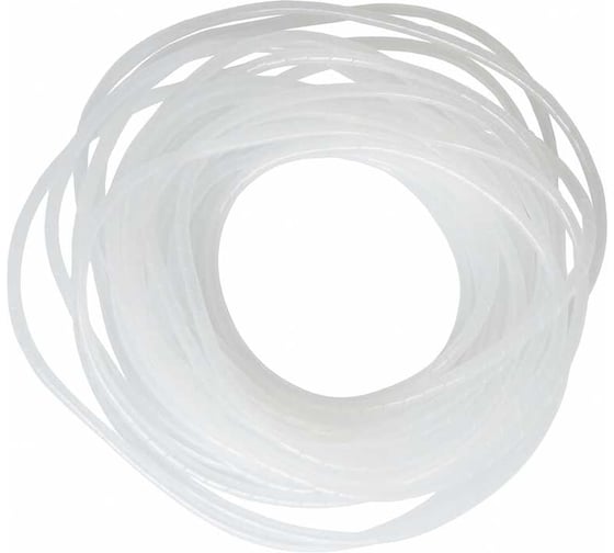 Изображение товара Спиральная пластиковая оплетка PARLMU SWB 20-7-k10 - полиэтилен, размер 20, бухта 10 m, цвет прозрачный PR4700900-10