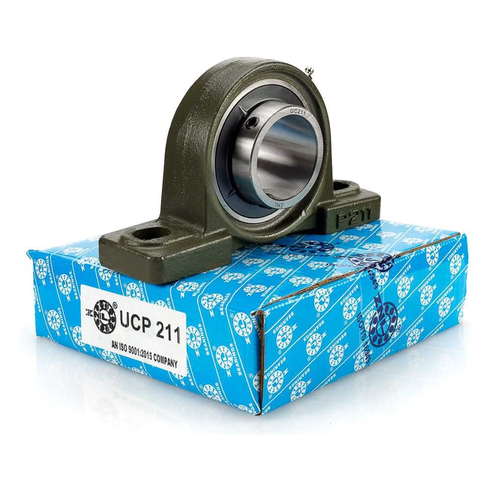 Изображение товара Подшипник ZNL UCP 211 корпусной 55 мм чугун М14 стопорные винты