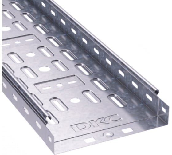 Изображение товара Перфорированный лоток DKC 200х50 L3000, цинк-ламельный 35264ZL