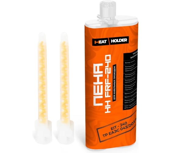 Изображение товара Пена двухкомпонентная терморасширяющаяся Heatholder HH FRF-240 объем 450 мл, выход до 4 л 1017