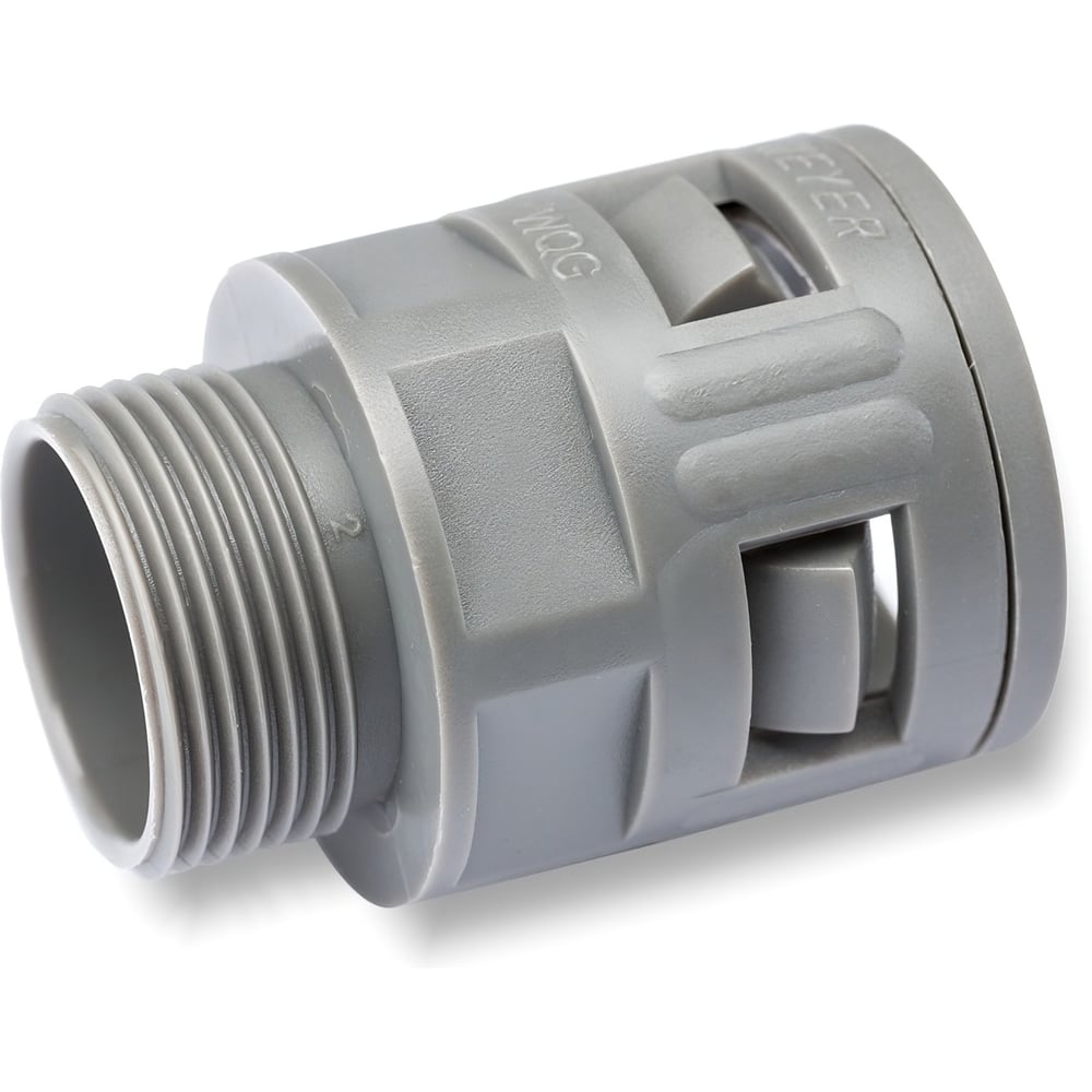 Изображение товара Муфта для гофрированных труб WEYER WQG1-M25G/AD28.5 коннектор прямой наружная M25х1.5
