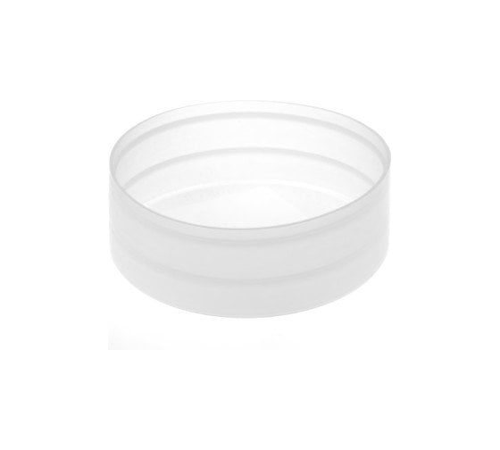 Изображение товара Заглушка пластиковая Миниворкс круглая Ø106 мм, наружная, серия TXT, цвет бесцветный –  (2 шт.) TXT106