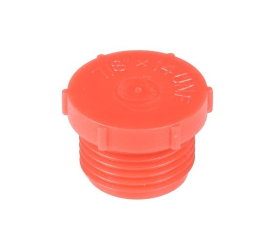 Изображение товара Заглушка пластиковая Миниворкс для внутренней резьбы 7/8, серия TFU, цвет красный –  (10 шт.) TFU7/8U