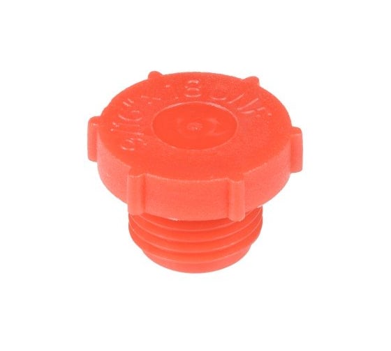 Изображение товара Заглушка пластиковая Миниворкс для внутренней резьбы 9/16x18 серия TFU, цвет красный –  (10 шт.) TFU9/16U
