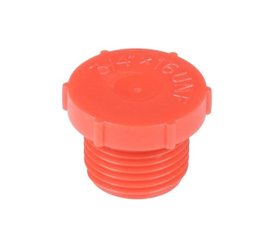 Изображение товара Заглушка пластиковая Миниворкс для внутренней резьбы 3/4x16, серия TFU, цвет красный –  (10 шт.) TFU3/4U