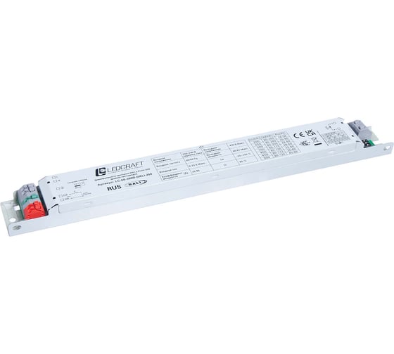 Изображение товара Стабилизатор тока светодиодов Ledcraft LC-60-300D-DALI-200 М Б IP20 000.01 1631330082
