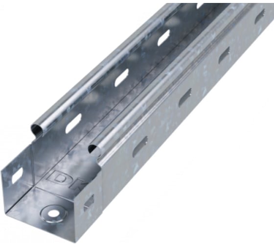 Изображение товара Перфорированный лоток DKC 50х50 L 2000, цинк-ламельный 35250ZL