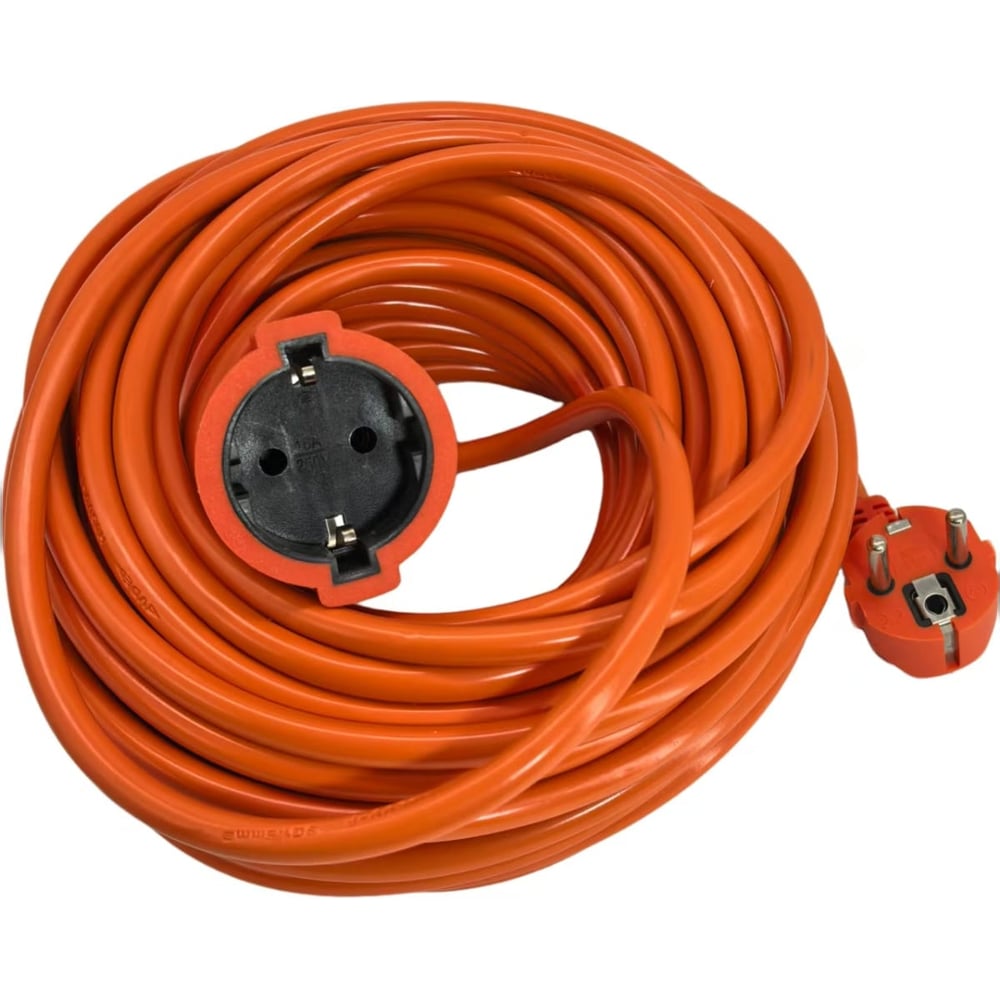 Изображение товара Кабельный удлинитель EDENBERG 50 м 3x2.5 мм IP20 Schuko оранжевый