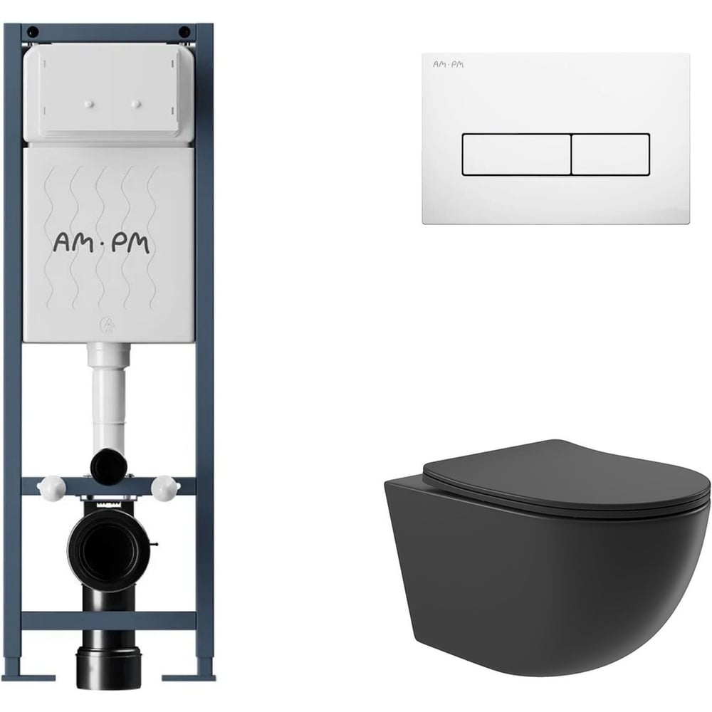 Изображение товара Комплект AM.PM I012711.0301 ErgoFit для подвесного унитаза