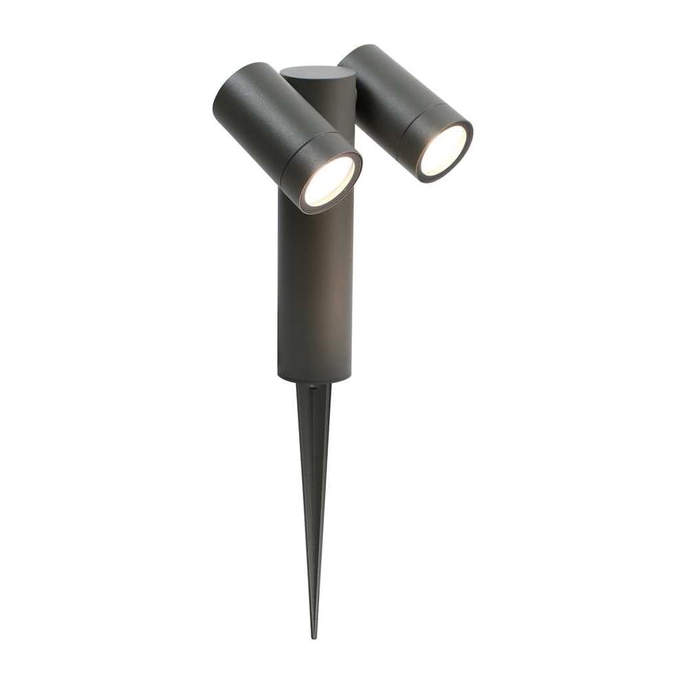 Изображение товара Садово-парковый светильник Люмикс GPF-2MR16-GU10-R-IP65 графит для наружного освещения