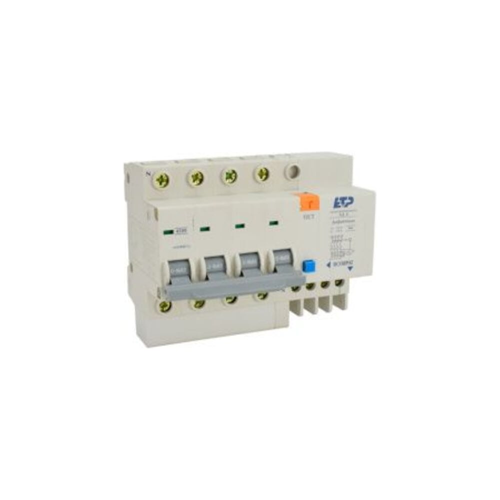 Изображение товара Дифференциальный автомат ЕТР АД-4 4P 63А/30мА