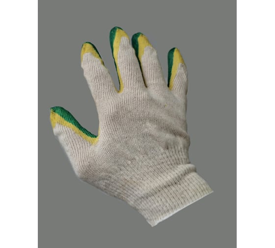 Изображение товара Перчатки х/б с двойным латексным покрытием Monolit стандарт (300 штук) .0011