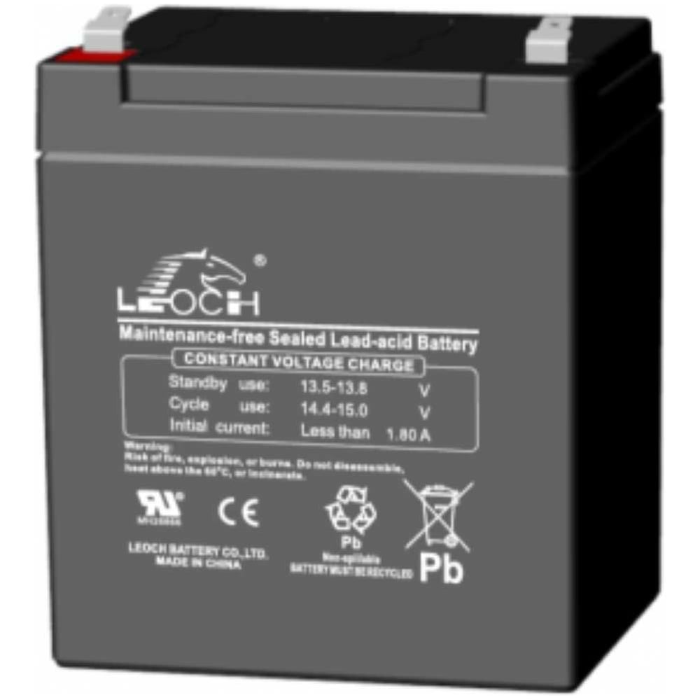 Изображение товара Аккумуляторная батарея Leoch DJW12-6.0 12В 6Ач AGM с клеммами F1