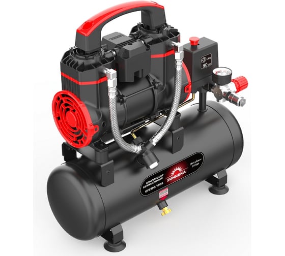 Изображение товара Поршневой безмасляный компрессор SUNREKA GFC190/10DS 216111