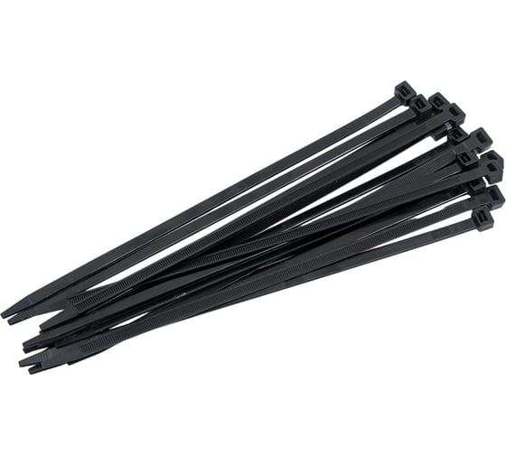 Изображение товара Стяжки черного цвета SapiSelco 7.5х280 мм, полиамид 6.6, уп. 100 шт. SEL.3.433R