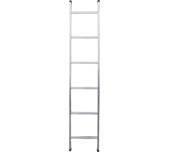 Изображение товара Алюминиевая односекционная приставная лестница ООО "РИЗ" 1х6 LAO1X6