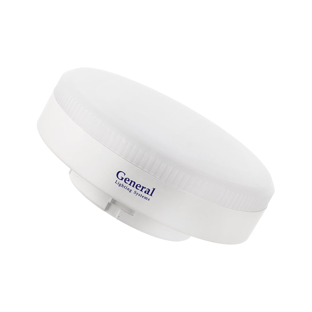 Изображение товара Светодиодная лампа General Lighting Systems 10Вт, 480 Лм, 6500К - холодный белый, цоколь GX53, 230В, упаковка 4 штуки 662226