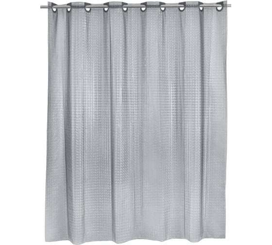 Изображение товара Штора для ванной комнаты Bath Plus 3D прозрачный, 180х200 NFD-3D-clear