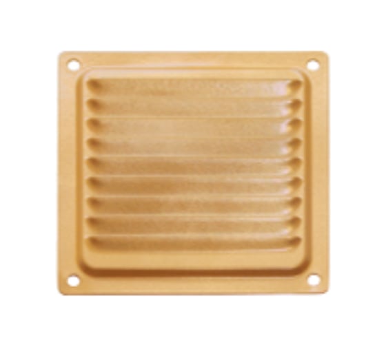 Изображение товара Решетка вентиляционная DOMART 100x100 золото 4607111623843
