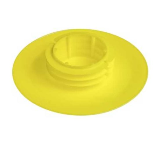 Изображение товара Заглушка пластиковая Миниворкс серия CXF круглая, под DN10 (3/8) (9.0-13.6), шляпка 86 мм, цвет желтый, 10 шт CXF10