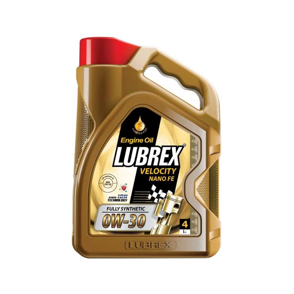 Изображение товара Моторное масло LUBREX VELOCITY NANO FE 0W-30 4л синтетика