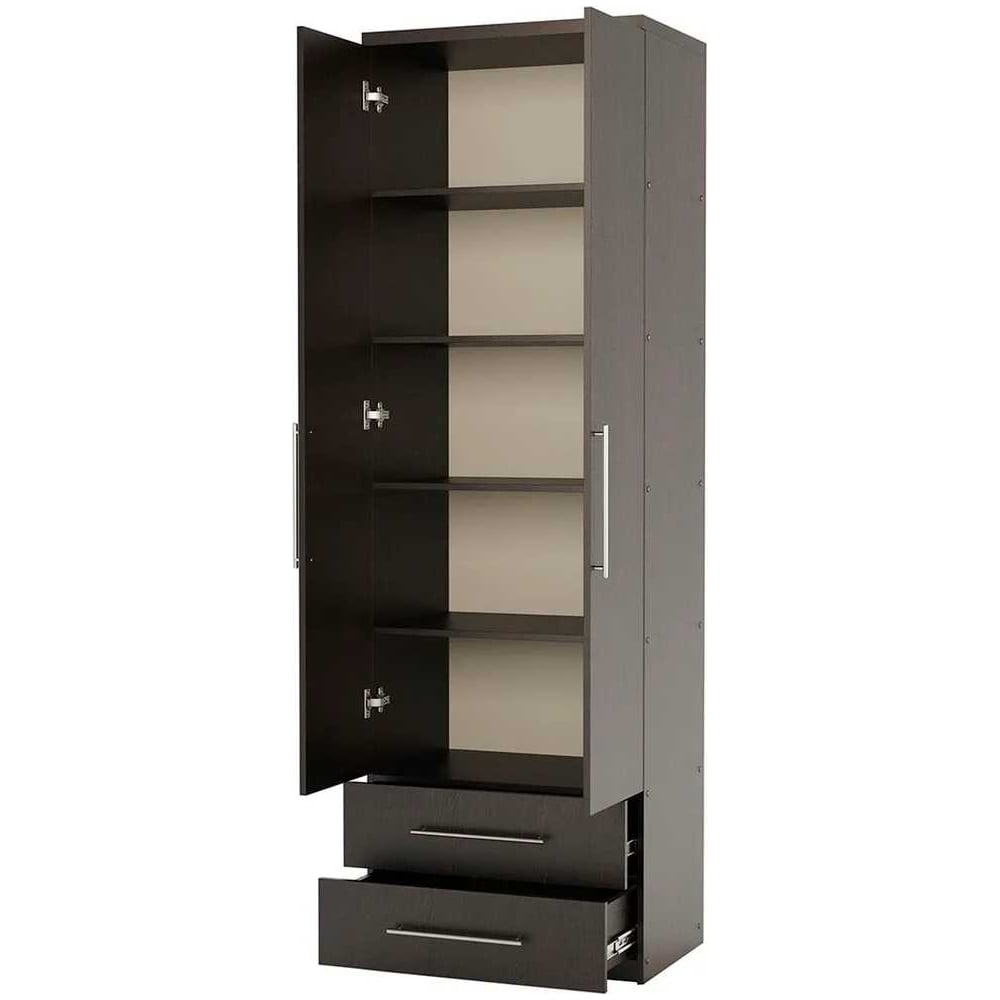 Изображение товара Офисный шкаф с полками и ящиками Мелодия МПЯ-21 венге 60х45 см