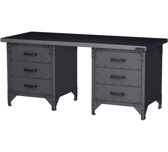 Изображение товара Стол рабочий Сорокин Heavy Metal 6,5ft DAD`s Garage 35.841