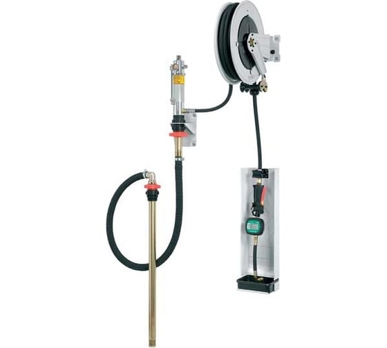 Изображение товара Комплект для раздачи масла из бочек KraftWell настенный, с катушкой KRW1742S