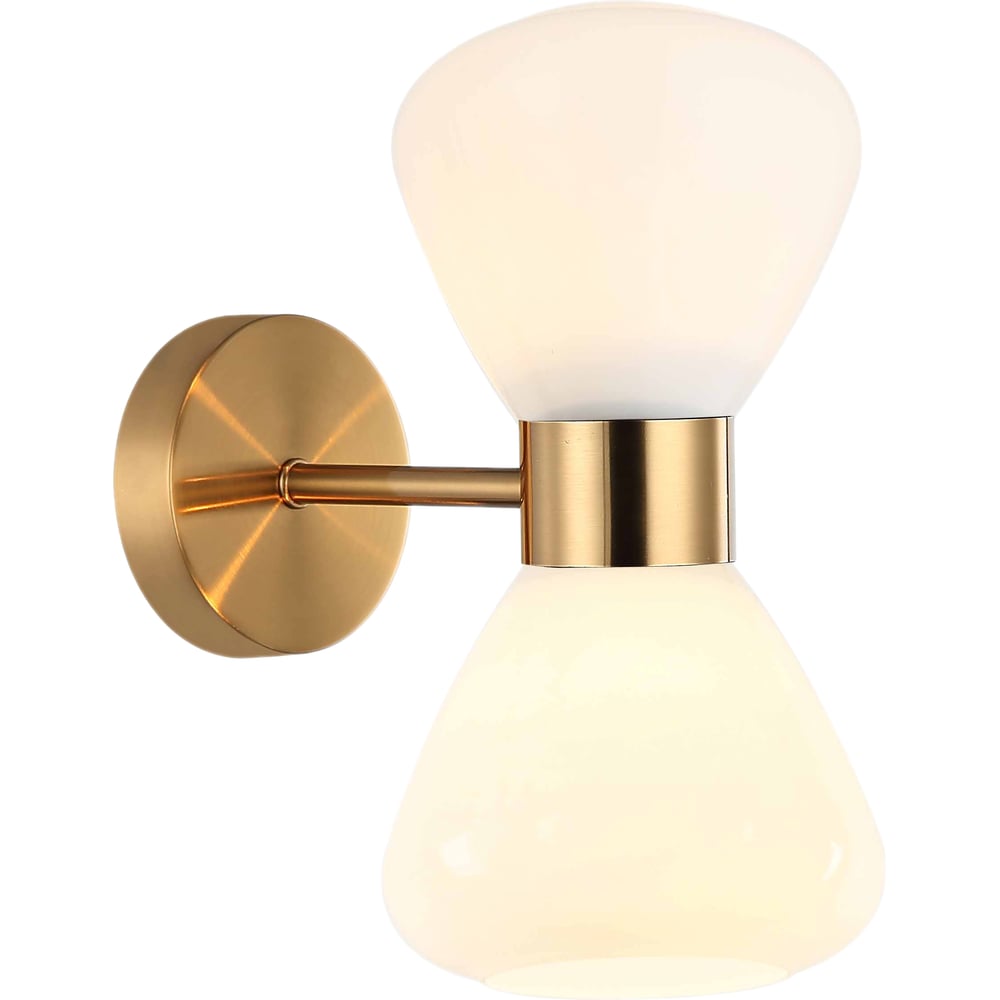 Изображение товара Бра Росток MBM-5904/2 BRO+W латунь 1x40W E27 современный стиль