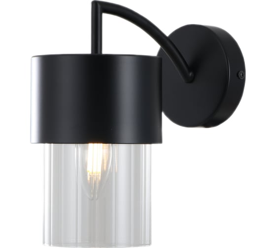 Изображение товара Бра Росток 15704/1W BK черный 1x40W E14 h220, STR24 988386031