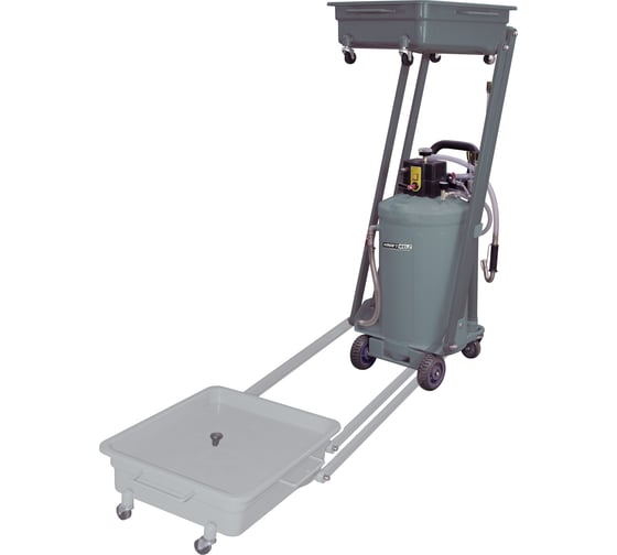 Изображение товара Установка для слива и откачки масла/антифриза с пантографной ванной KraftWell 140 л KRW1835