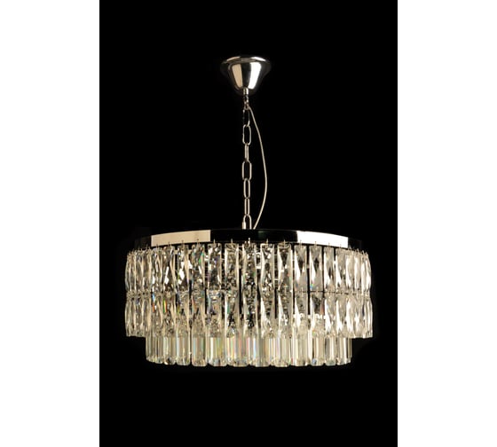Изображение товара Люстра Росток 2457/10/500 CR хром/хрусталь 10x60W E14 d470 h650, KLD24 988383029